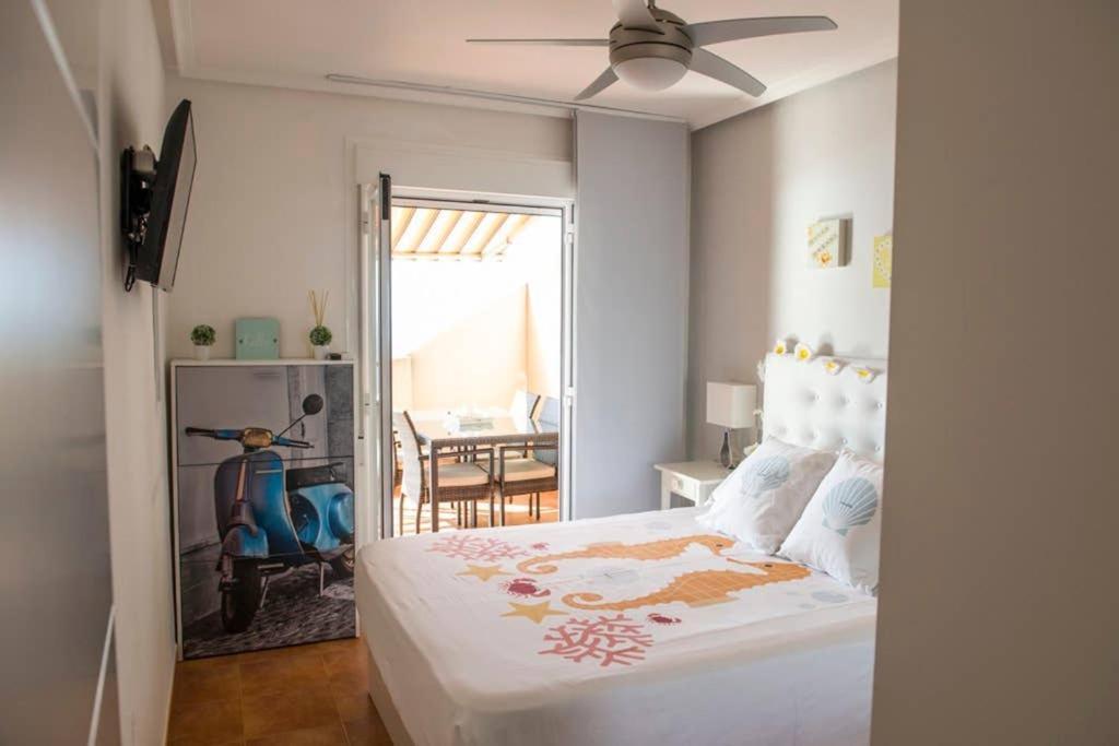 Precioso Apartamento Frente Al Mar Santa Pola Exteriör bild